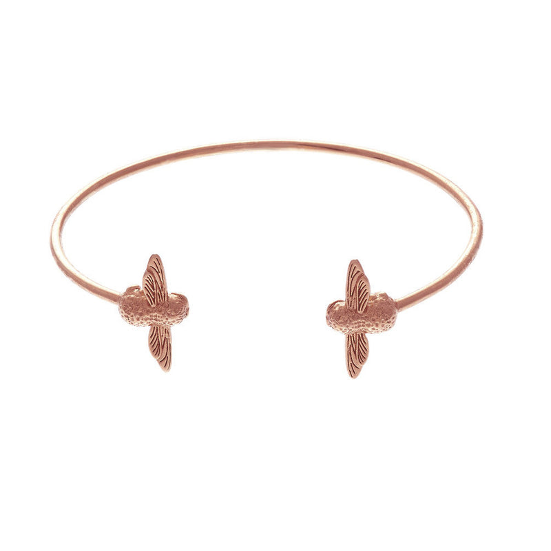 Rose gold bee bracelet