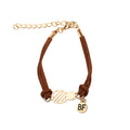 Hollow pineapple letter double bracelet