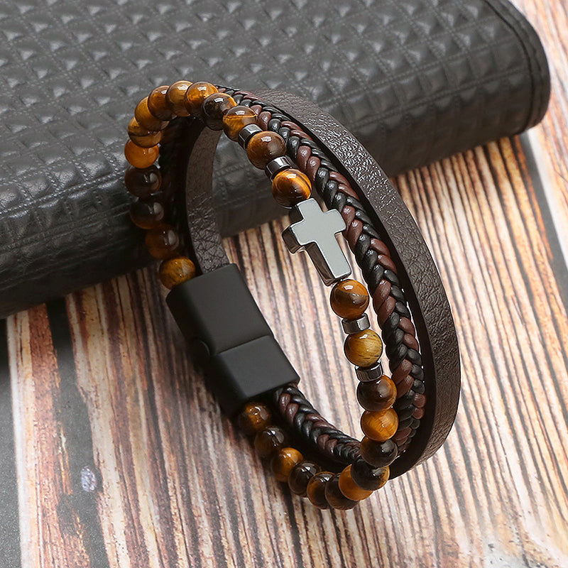 Stainless Steel Hand Woven Men's Bracelet