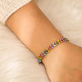 Color leaf women's bracelet bracelet