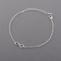 Eight point diamond collar clavicle chain bracelet