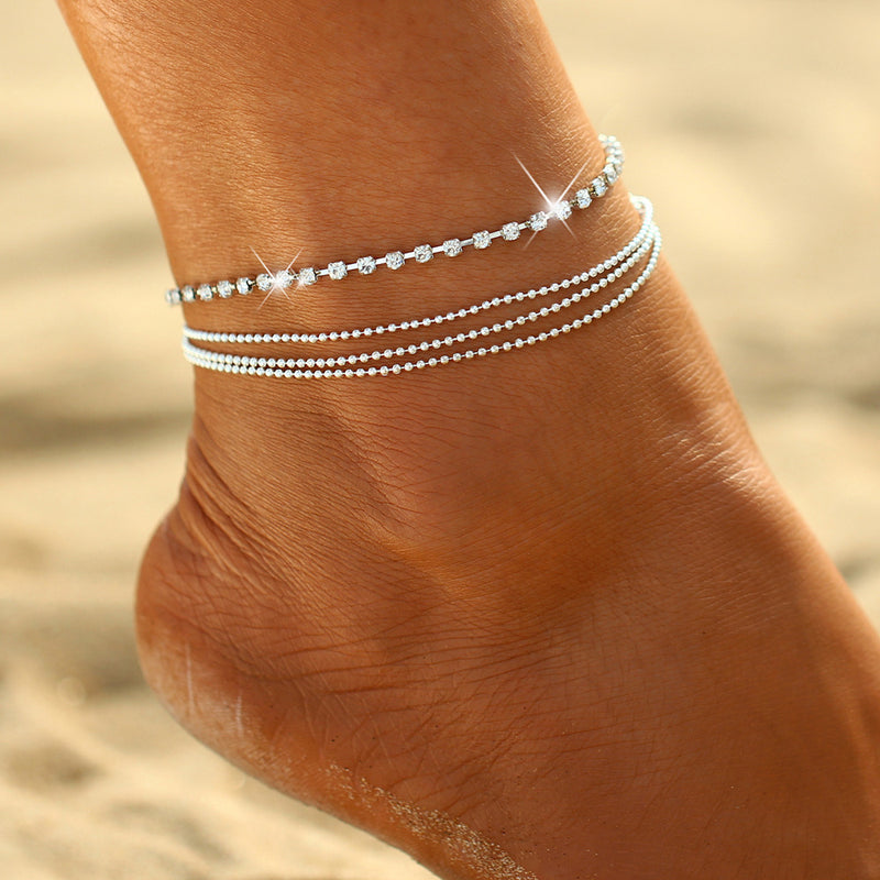 Fashion Ladies Simple Claw Chain Anklet