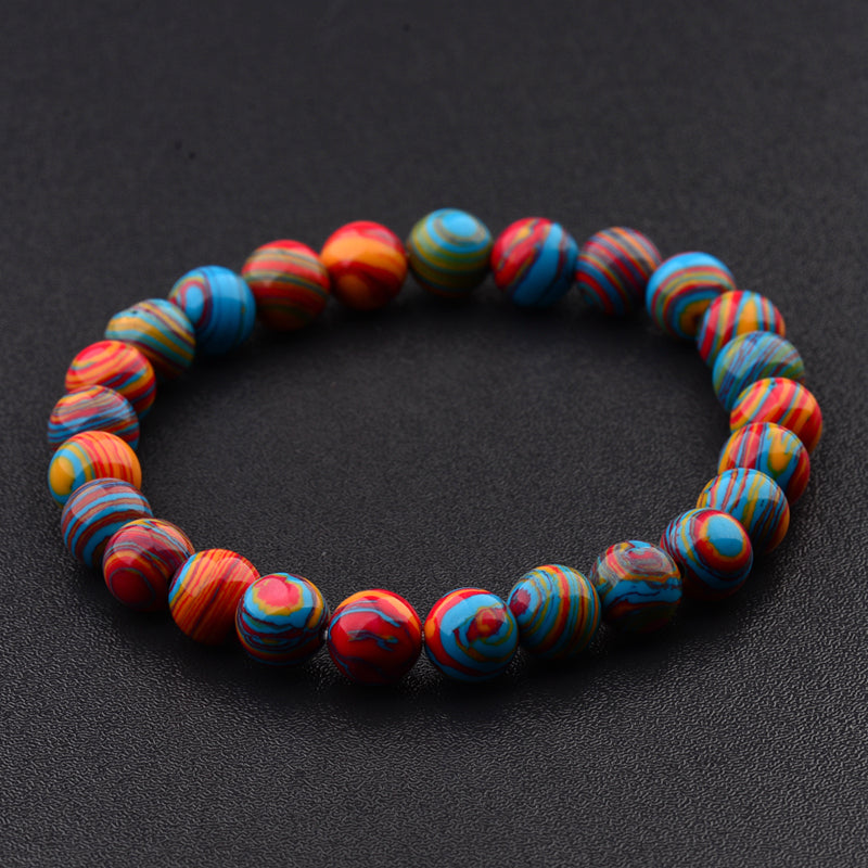 3 Style Colorful Chakra Stone Beaded Women Bracelet