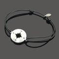 Compass Stainless Steel Charm Wish Bracelet