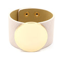 European and American street fashion PU leather bracelet