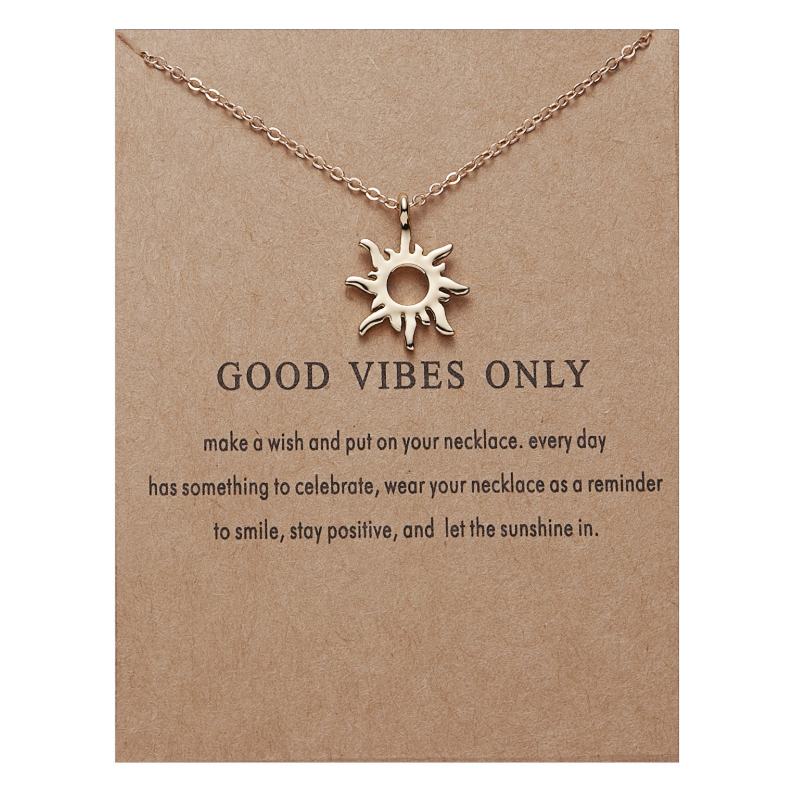 New hot star paper card necklace series Multi-set diamond pendant clavicle chain Women's personalized jewelry wholesale