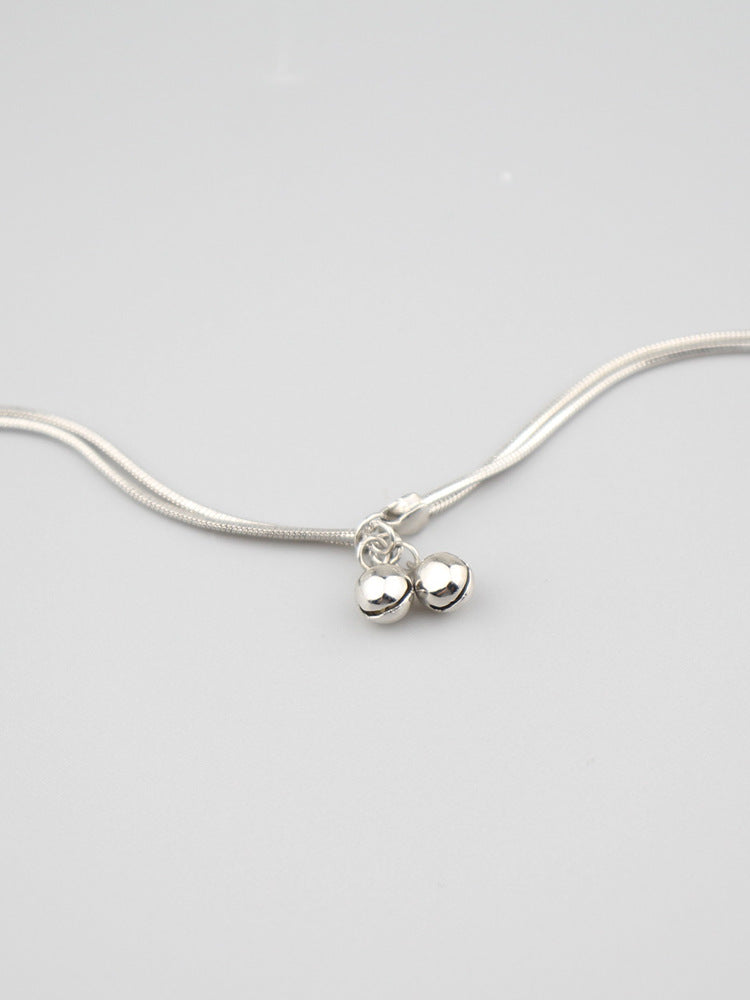Simple And Creative Double Layer Bell Bracelet