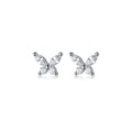 s925 silver butterfly earrings