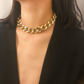 Individual metal chain necklace