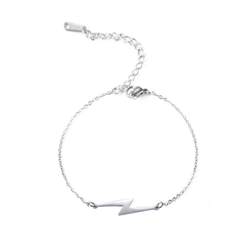 Stainless Steel Lightning Bracelet Necklace