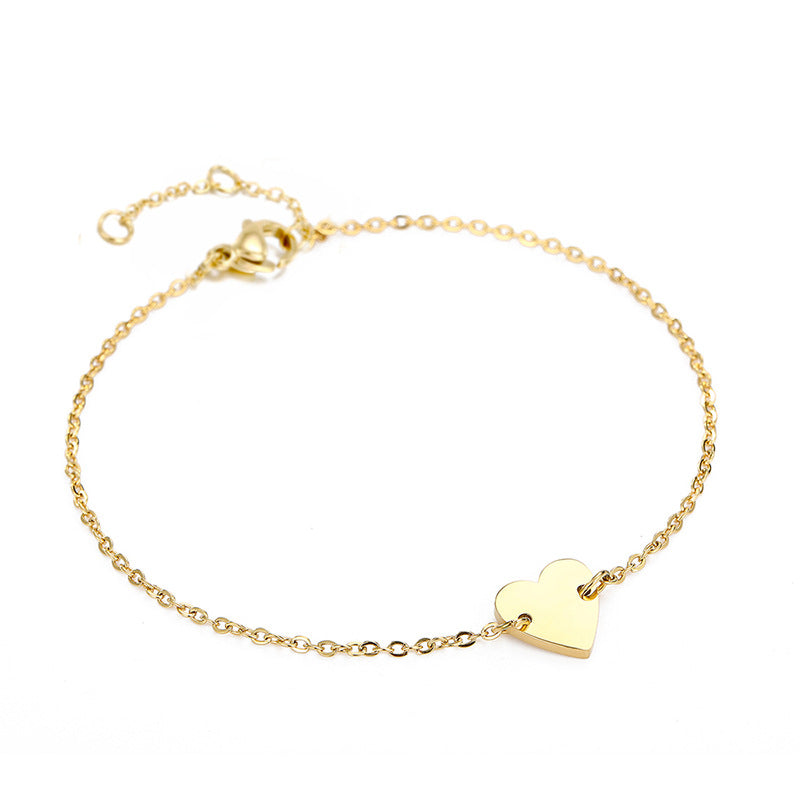 Stainless steel 8 - word bracelet bracelet
