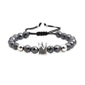 Hot Selling Magnetic Black Stone Faceted Beaded Bracelet