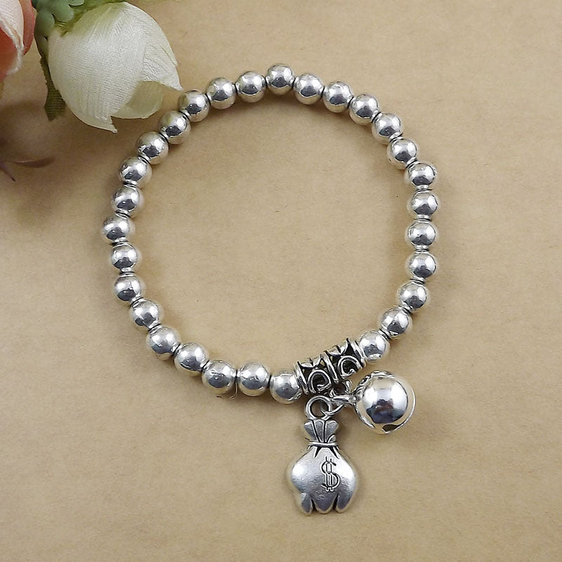 Ethnic Style,  New Silver Tibetan Bracelet