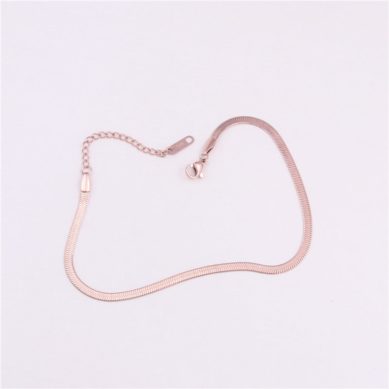 Women's Minimalist Gold-plated Anklet