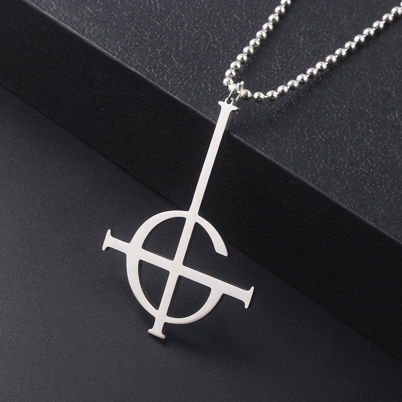 Punk Ghost Rock Stainless Steel Pendant Necklace