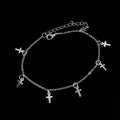 Cross Anklet Female Simple Bohemian Beach Style Foot Ornament