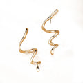 Simple Trend Creative Design Sense Snake-shaped Earrings