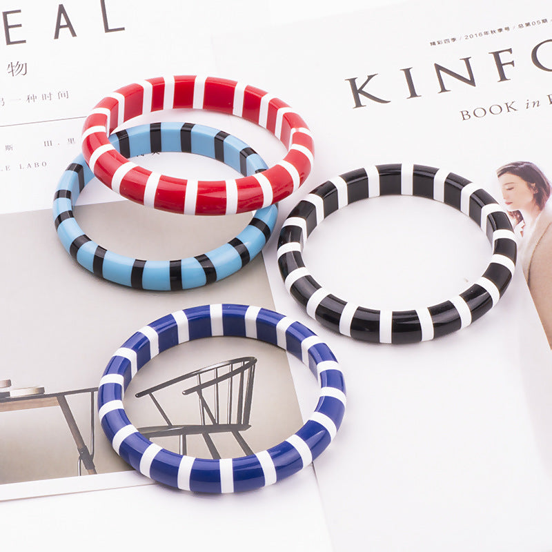 Striped Thin Bracelet