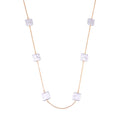 European And American Cross-border Jewelry Geometric Multi-layer Trendy Pearl Necklace Women