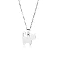 Animal Necklace Cute Kitten 304 Stainless Steel Clavicle Chain Female