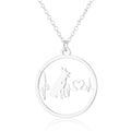 Fashion Stainless Steel Small Animal Dog Necklace