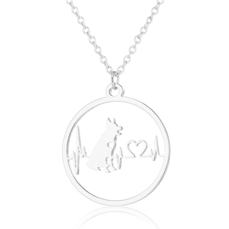 Fashion Stainless Steel Small Animal Dog Necklace