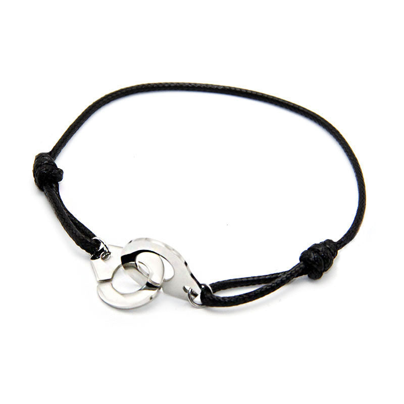 Female's Stainless Steel Handcuff Bracelet