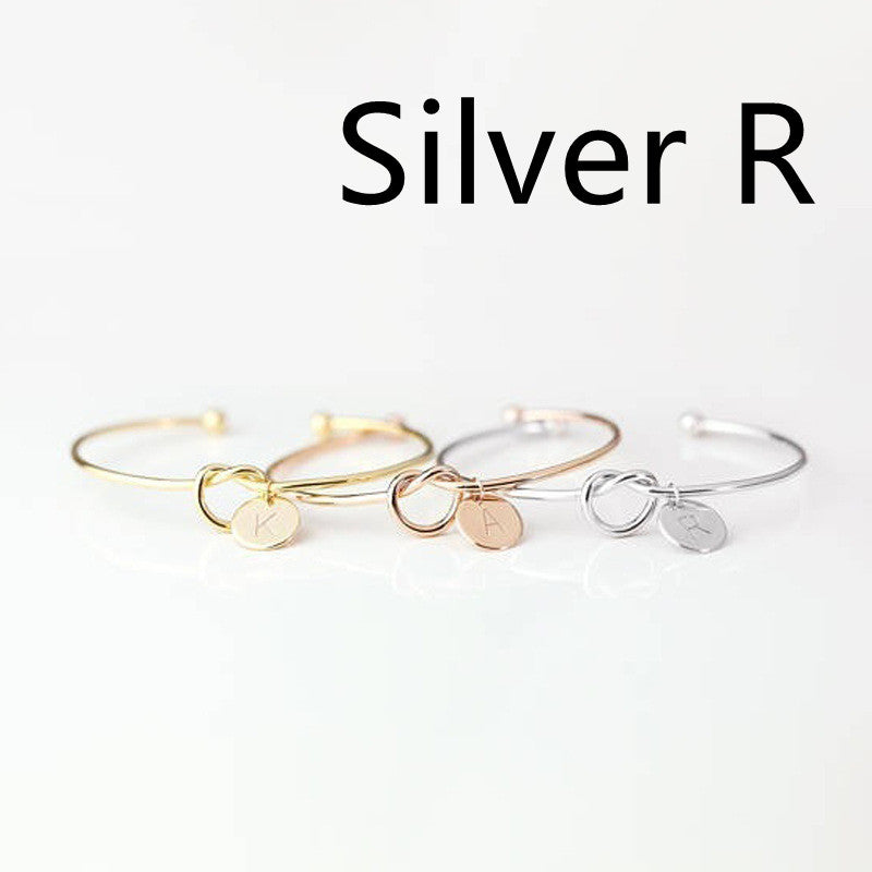 European And American Fashion Dead Knot Letter Bracelet
