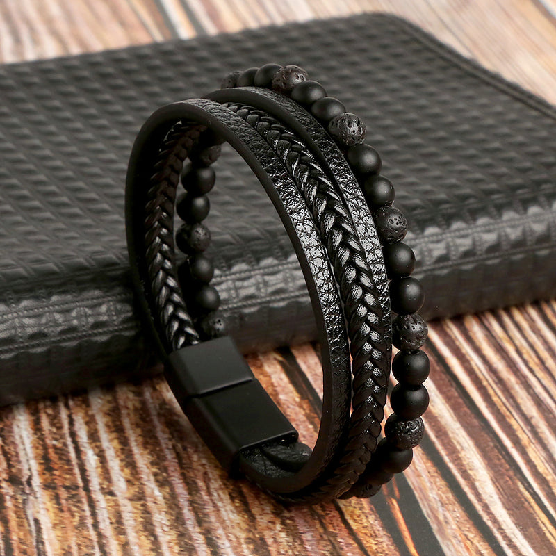 Stainless Steel Hand Woven Men's Bracelet