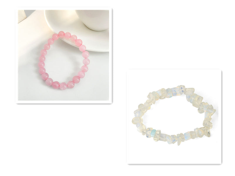 New Natural Crystal Opal Double Spire Bracelet