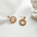 S925 Silver Baroque Stud Earrings