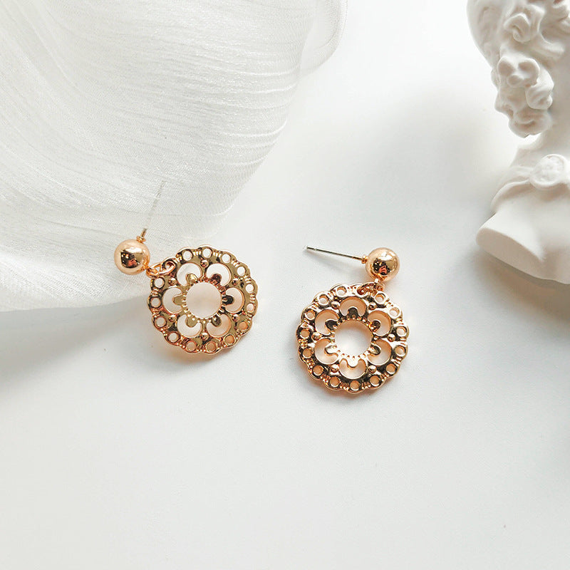 S925 Silver Baroque Stud Earrings