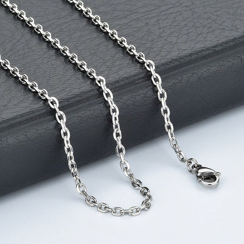 Stainless Steel Necklace Necklace Cross Chain O Chain Pendant Necklace