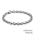 Domineering Punk Hip Hop Stainless Steel Bracelet