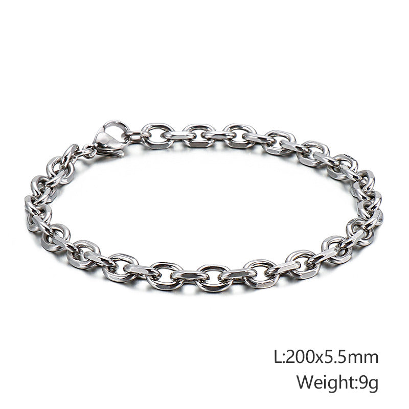 Domineering Punk Hip Hop Stainless Steel Bracelet