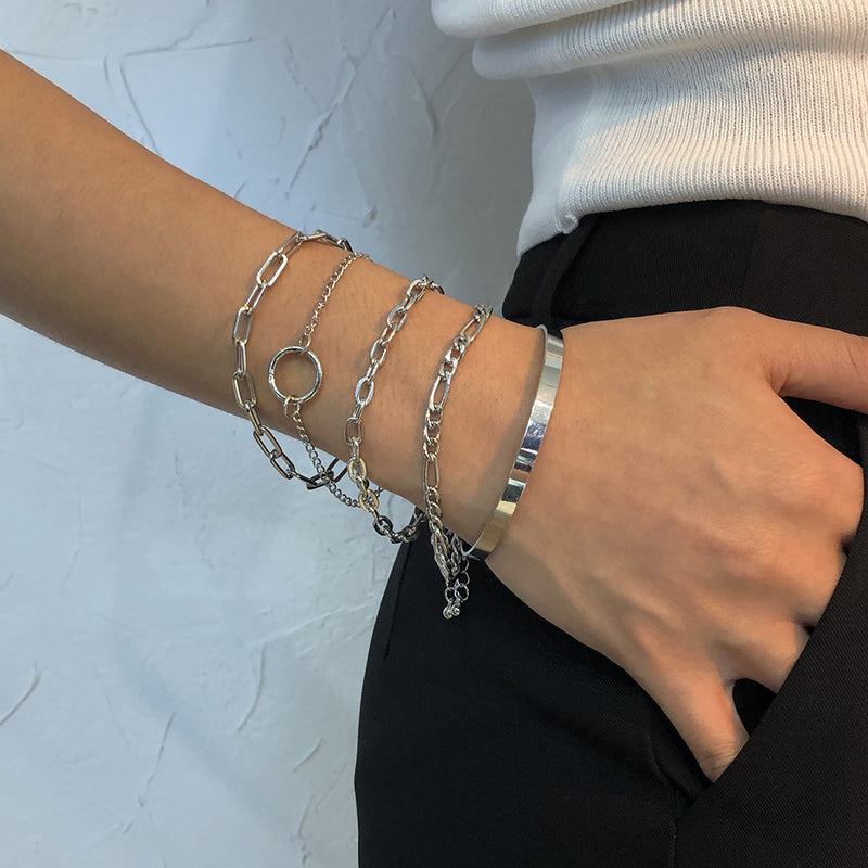 Ring Bracelet Personality Trend Bracelet