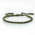 Ethnic Style,  Hand-woven Red Knots Rope Bracelet