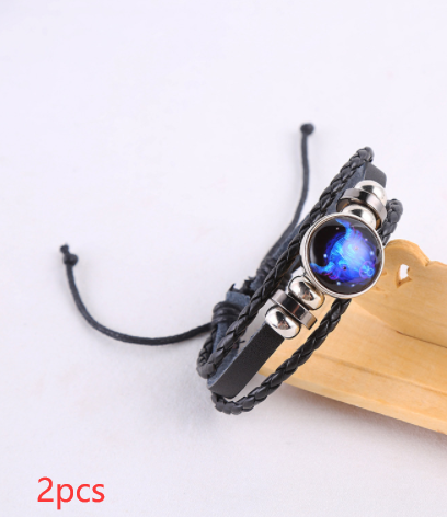 Creative Fashion Trend Twelve Constellation Luminous Bracelet