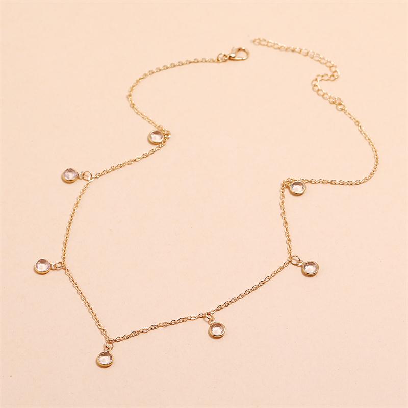 Simple Little Diamond Necklace For Women