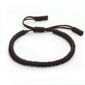 Ethnic Style,  Hand-woven Red Knots Rope Bracelet