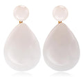 Exaggerated Resin Drop Gemstone  Earrings Female Fashion Bohemia