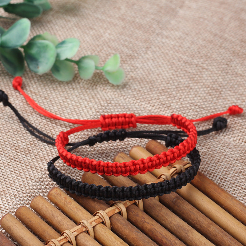 Chinese Red Knots String Bracelet