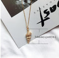 New fashion gold alloy necklace female models conch chain pendant necklace summer jewelry starfish necklace