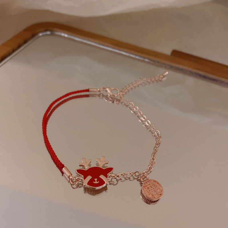 Year Of The Ox Transshipment Red String Bracelet
