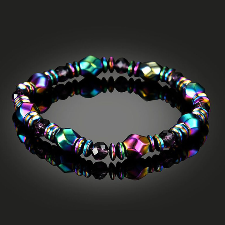 Plating color black magnet bracelet wholesale hand-woven bracelets