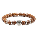 Turquoise Beaded Owl Yoga Bracelet