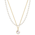 European And American Fashion Double-layer Pearl Clavicle Chain