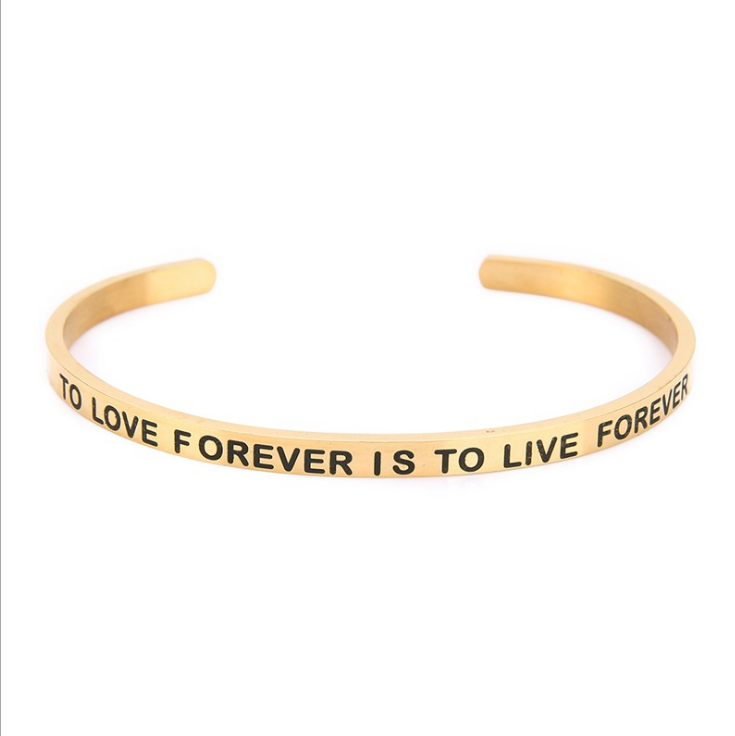 YOU'RE MY PERSON Lettering Bracelet