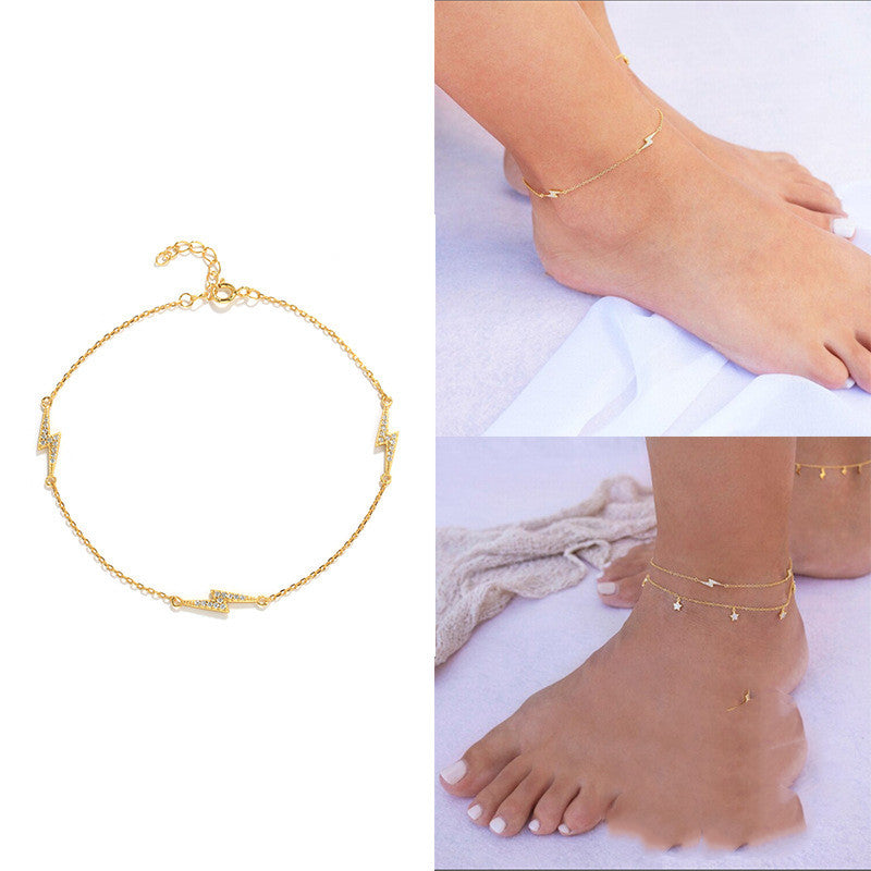 S925 Sterling Silver Fashion All-match Anklet