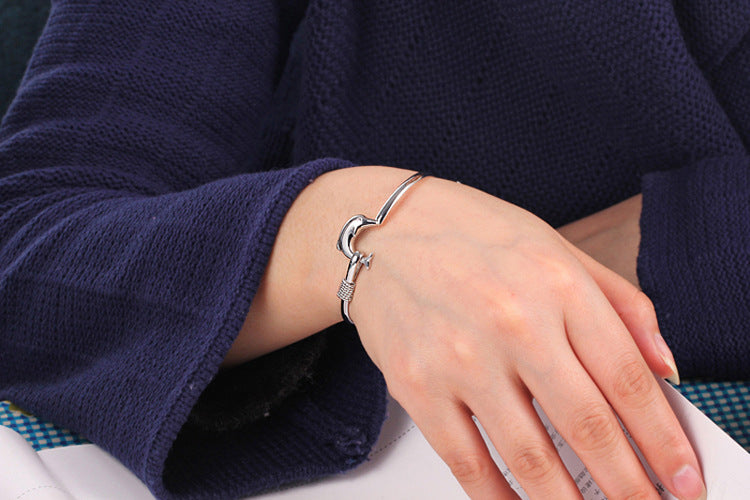Women's bracelet silver jewelry
